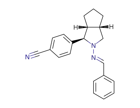 rac-4-[(3S,3aS,6aR)-2-[(E)-benzylideneamino]-3,3a,4,5,6,6a-hexahydro-1H-cyclopenta[c]pyrrol-3-yl]benzonitrile