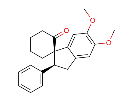 5',6'-dimethoxy-2'-phenyl-2',3'-dihydrospiro[cyclohexane-1,1'-inden]-2-one