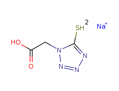 2-(5-sulfanyl-1H-1,2,3,4-tetrazol-1-yl)acetic acid disodium salt