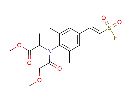 methyl (E)-N-(4-(2-(fluorosulfonyl)vinyl)-2,6-dimethylphenyl)-N-(2-methoxyacetyl)alaninate