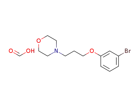 4-(3-(3-bromophenoxy)propyl)morpholine formic acid salt