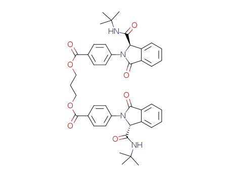 propane-1,3-diyl bis(4-((R)-1-(tert-butylcarbamoyl)-3-oxoisoindolin-2-yl)benzoate)