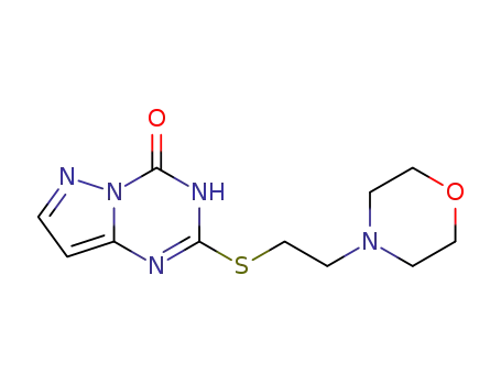 2-(2-(morpholinyl)ethylthio)-3H-pyrazolo[1,5-a][1,3,5]triazin-4-one