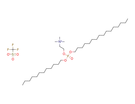 2-(((dodecyloxy)(hexadecyloxy)phosphoryl)oxy)-N,N,N-trimethylethan-1-aminium triflate