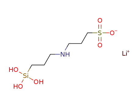 N-trihydroxysilylpropylamino propyl sulfonic acid lithium salt
