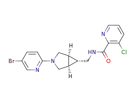 N-(((1R,5S,6s)-3-(5-bromopyridin-2-yl)-3-azabicyclo[3.1.0]hexan-6-yl)methyl)-3-chloropicolinamide