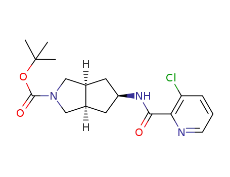 (3aR,5r,6aS)-tert-butyl 5-(3-chloropicolinamido) hexahydrocyclopenta[c]pyrrole-2(1H)-carboxylate