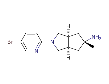 (3aR,5s,6aS)-2-(5-bromopyridin-2-yl)-5-methyloctahydrocyclopenta[c]pyrrol-5-amine