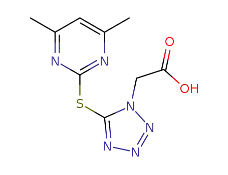2-{5-[(4,6-dimethylpyrimidin-2-yl)sulfanyl]-1H-tetrazol-1-yl}acetic acid