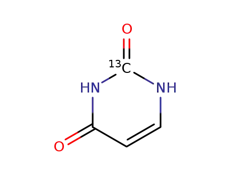 Molecular Structure of 35803-45-3 (URACIL-2-13C)