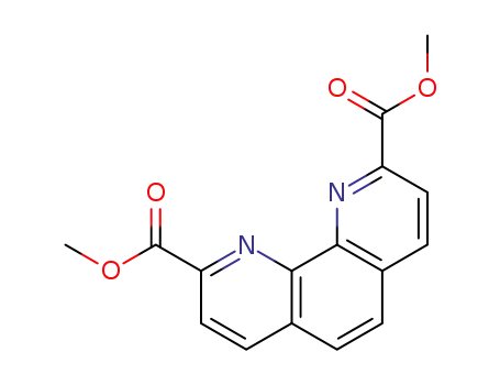Molecular Structure of 78831-35-3 (1,10-Phenanthroline-2,9-dicarboxylic acid, dimethyl ester)