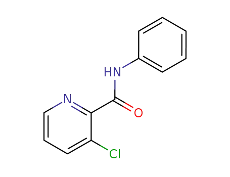 Molecular Structure of 57841-92-6 (2-Pyridinecarboxamide, 3-chloro-N-phenyl-)
