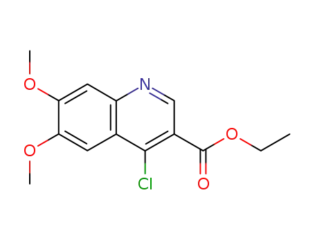 4-CHLORO-6,7-DIMETHOXY-QUINOLINE-3-CARBOXYLIC ACID ETHYL ESTER