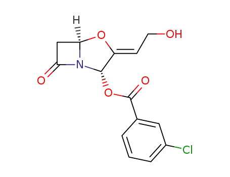 (Z)-(3S,5R)-2-(2-hydroxyethylidene)-3-(m-chlorobenzoyloxy)clavam