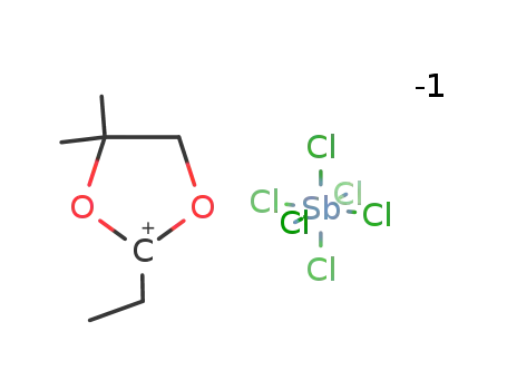 2-ethyl-4,4-dimethyl-1,3-dioxolanium hexachloroantimonate