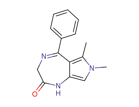 Pyrrolo[3,4-e]-1,4-diazepin-2(1H)-one,3,7-dihydro-6,7-dimethyl-5-phenyl-
