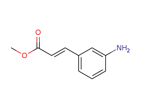 Molecular Structure of 58186-45-1 (Ethyl 3-(3-aMinophenyl)acrylate)