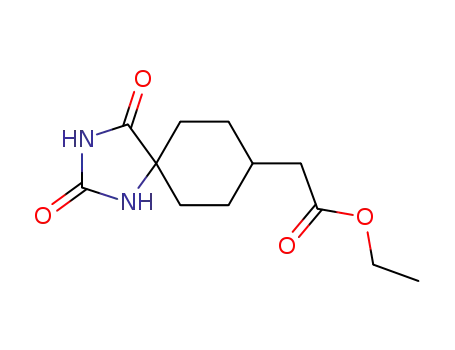 (2,4-Dioxo-1,3-diaza-spiro[4.5]dec-8-yl)-acetic acid ethyl ester