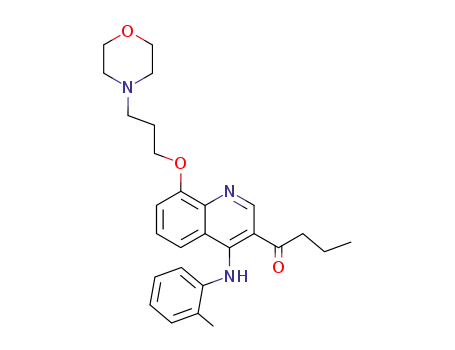 3-butyryl-4-(2-methylphenylamino)-8-(3-morpholinopropoxy)quinoline