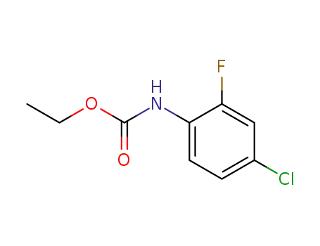 (4-CHLORO-2-FLUORO-PHENYL)-카르밤산 에틸 에스테르