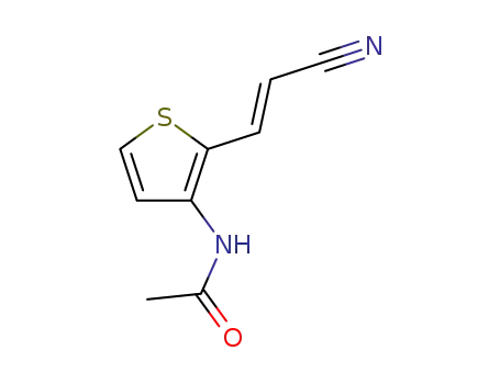 N-[2-((E)-2-Cyano-vinyl)-thiophen-3-yl]-acetamide