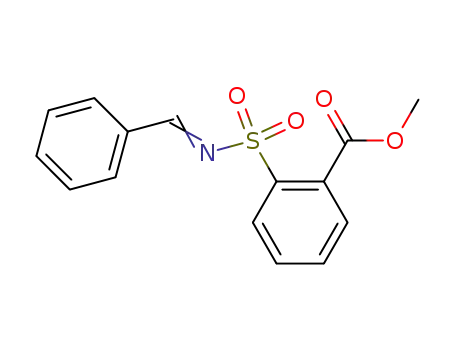 2-{[1-Phenyl-meth-(E)-ylidene]-sulfamoyl}-benzoic acid methyl ester