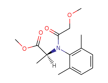 D,L-N-(2,6-dimethylphenyl)-N-(2'-methoxyacetyl)-alanine methyl ester