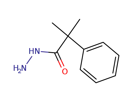 Molecular Structure of 5809-15-4 (2-methyl-2-phenylpropanehydrazide)