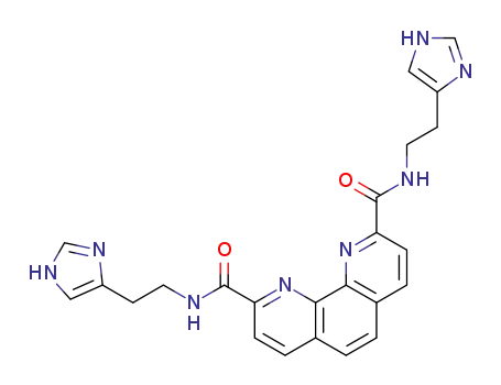 2,9-bis-{[2-(4-imidazolyl)ethylamino]carbonyl}-1,10-phenanthroline