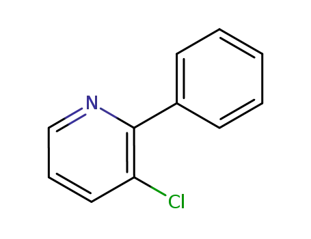 Molecular Structure of 634198-21-3 (3-Chloro-2-phenylpyridine)