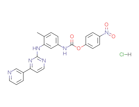 [4-methyl-3-(4-pyridin-3-yl-pyrimidin-2-ylamino)-phenyl]-carbamic acid 4-nitro-phenyl ester; hydrochloride