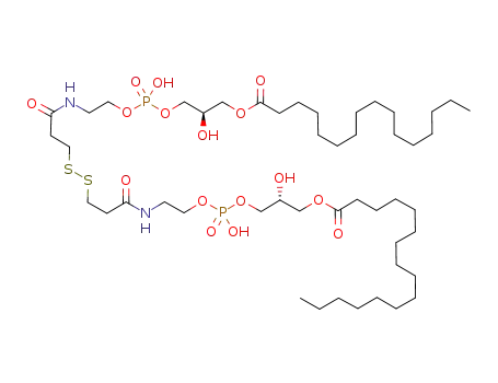 di-[1-palmitoyl-2-hydroxy-sn-glycero-3-phosphoethanol-(3'-thio)propionamide]