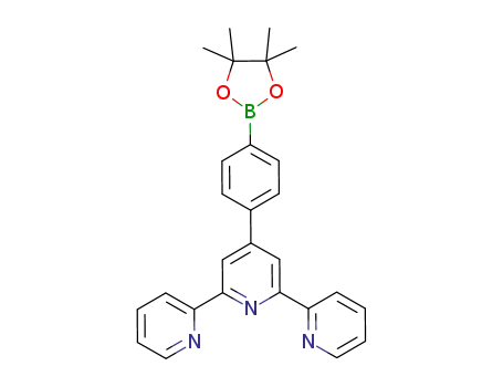 Molecular Structure of 381218-99-1 (2,2':6',2''-Terpyridine,
4'-[4-(4,4,5,5-tetramethyl-1,3,2-dioxaborolan-2-yl)phenyl]-)