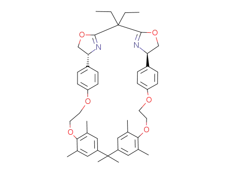 (14R,154R)-16,16-diethyl-72,76,8,8,93,95-hexamethyl-14,15,154,155-tetrahydro-3,6,10,13-tetraoxa-1,15(2,4)-bis(1,3-oxazola)-2,7,9,14(1,4)-tetrabenzenacyclohexadecaphane