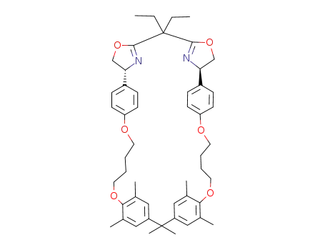 (14R,194R)-20,20-diethyl-92,96,10,10,113,115-hexamethyl-14,15,194,195-tetrahydro-3,8,12,17-tetraoxa-1,19(2,4)-bis(1,3-oxazola)-2,9,13,18(1,4)-tetrabenzenacycloicosaphane