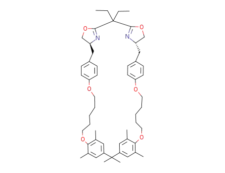 (14S,34S)-2,2-diethyl-132,136,14,14,153,155-hexamethyl-14,15,34,35-tetrahydro-6,12,16,22-tetraoxa-1,3(2,4)-bis(1,3-oxazola)-5,13,15,23(1,4)-tetrabenzenacyclotetracosaphane