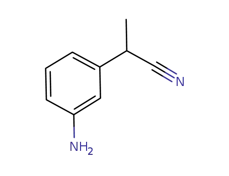 Molecular Structure of 97844-30-9 (Benzeneacetonitrile, 3-amino-alpha-methyl- (9CI))