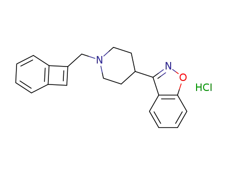 (RS)-3-[1-(Benzocyclobuten-1-ylmethyl)-4-piperidyl]-1,2-benzisoxazole hydrochloride