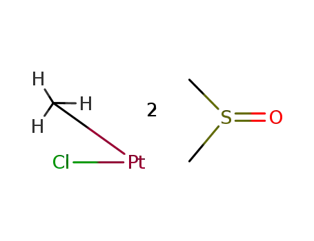 trans-[bis(dimethyl sulfoxide-S)(methyl)(chloro)platinum]