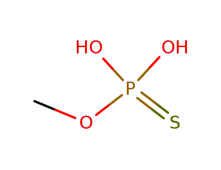 Molecular Structure of 1111-99-5 (O-methyl dihydrogen thiophosphate)