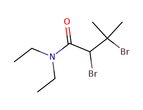 N,N-Diethyl-2,3-dibrom-3-methyl-buttersaeureamid
