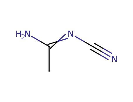 Molecular Structure of 56563-07-6 (Ethanimidamide, N-cyano-)