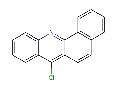 Molecular Structure of 102940-92-1 (Benz[c]acridine, 7-chloro-)