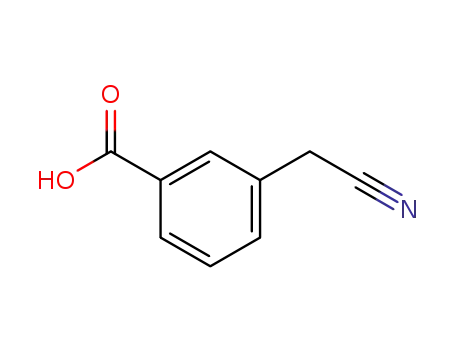 Molecular Structure of 5689-33-8 (3-(CYANOMETHYL)BENZOIC ACID)