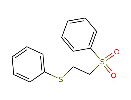 Molecular Structure of 29290-71-9 (Benzene, [[2-(phenylsulfonyl)ethyl]thio]-)