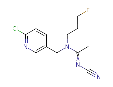 N-[(6-chloropyridin-3-yl)methyl]-N'-cyano-N-(3-fluoropropyl)ethanimidamide