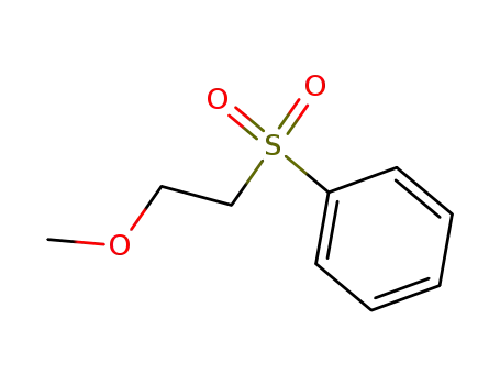 Molecular Structure of 25062-93-5 (Benzene, [(2-methoxyethyl)sulfonyl]-)
