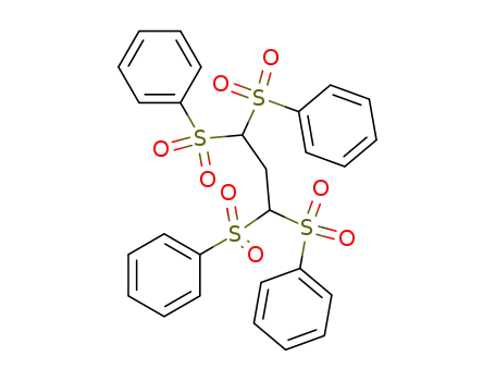 Molecular Structure of 3561-68-0 (1,3,3-tris(benzenesulfonyl)propylsulfonylbenzene)