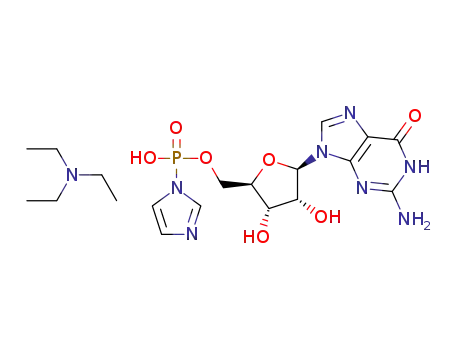 triethylammonium guanosin-5'-yl monophosphate P-imidazolide