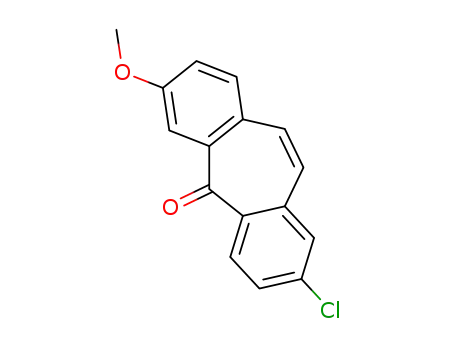 2-chloro-7-methoxy-dibenzo[a,d]cyclohepten-5-one